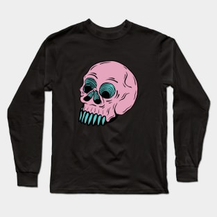 retro skull Long Sleeve T-Shirt